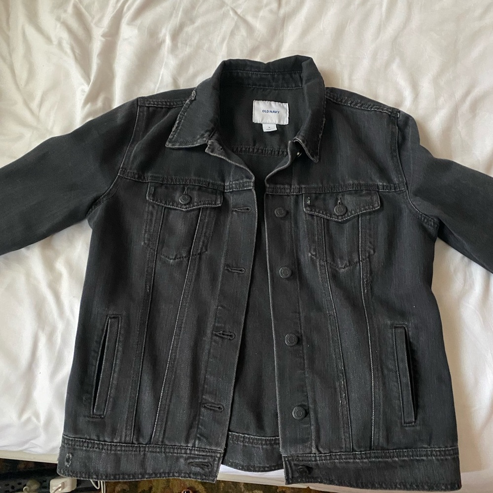 Old Navy Black Jean Jacket